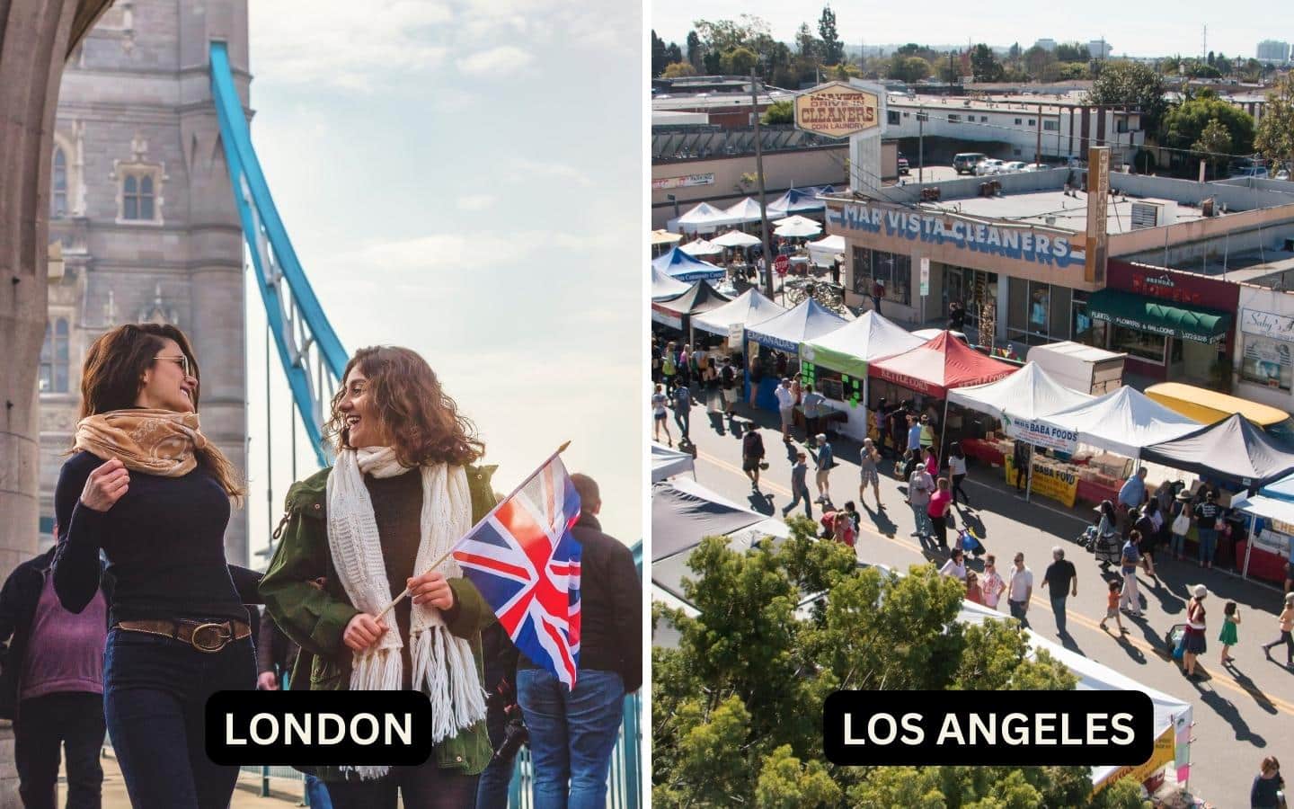London Vs Los Angeles culture