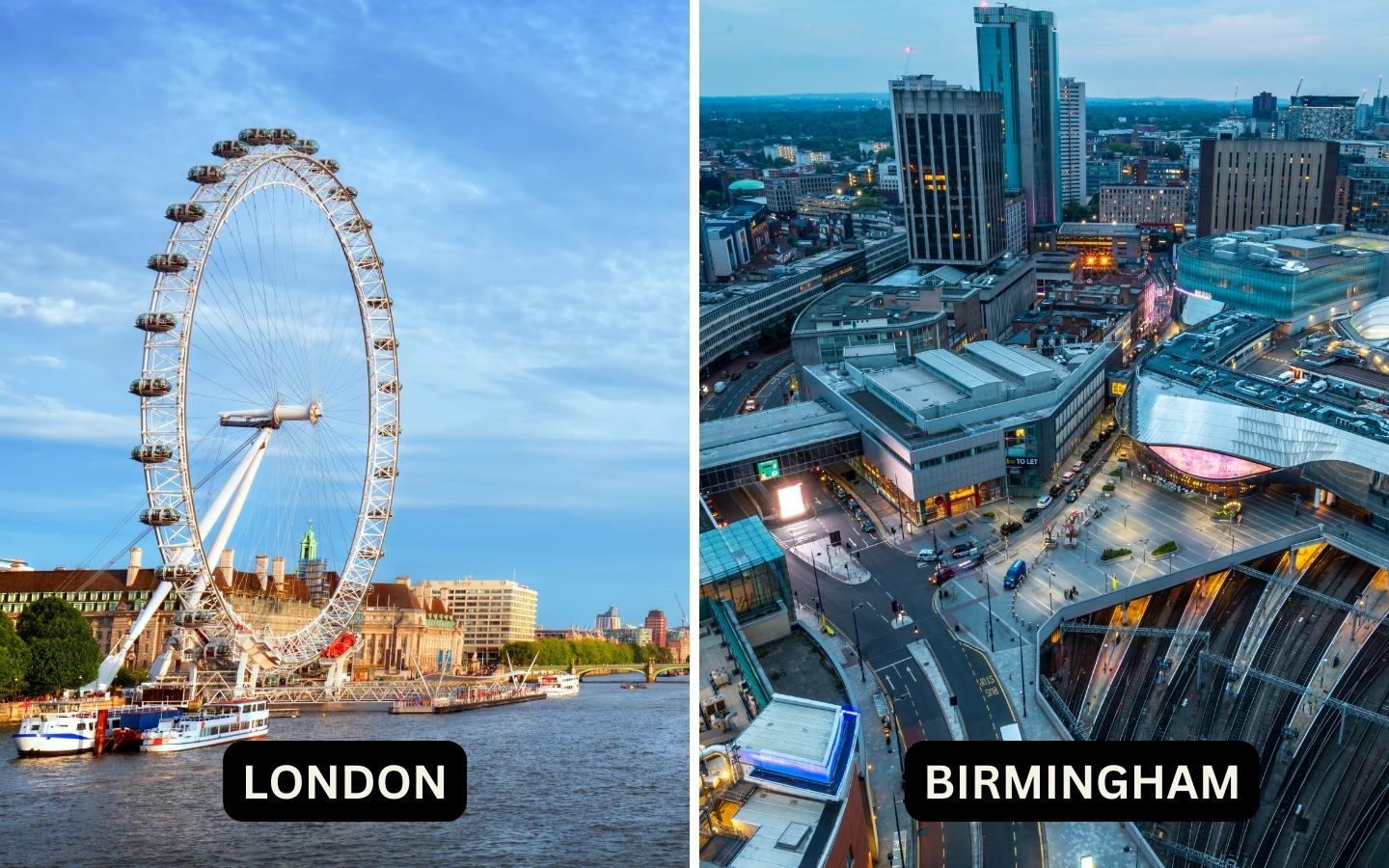 Places To Visit In London Vs Birmingham
