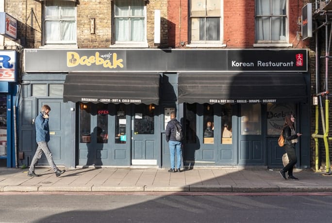 Daebak Korean Restaurant in London